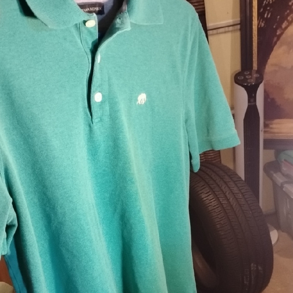 Men's Green Polo Shirt - Picture 4 of 7